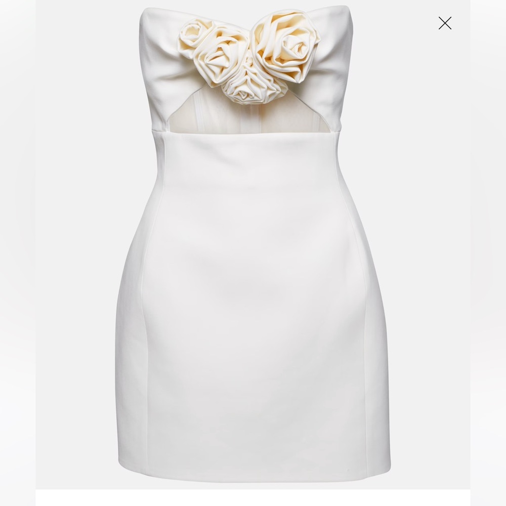 MAGDA BUTRYM
Floral-appliqué wool minidress